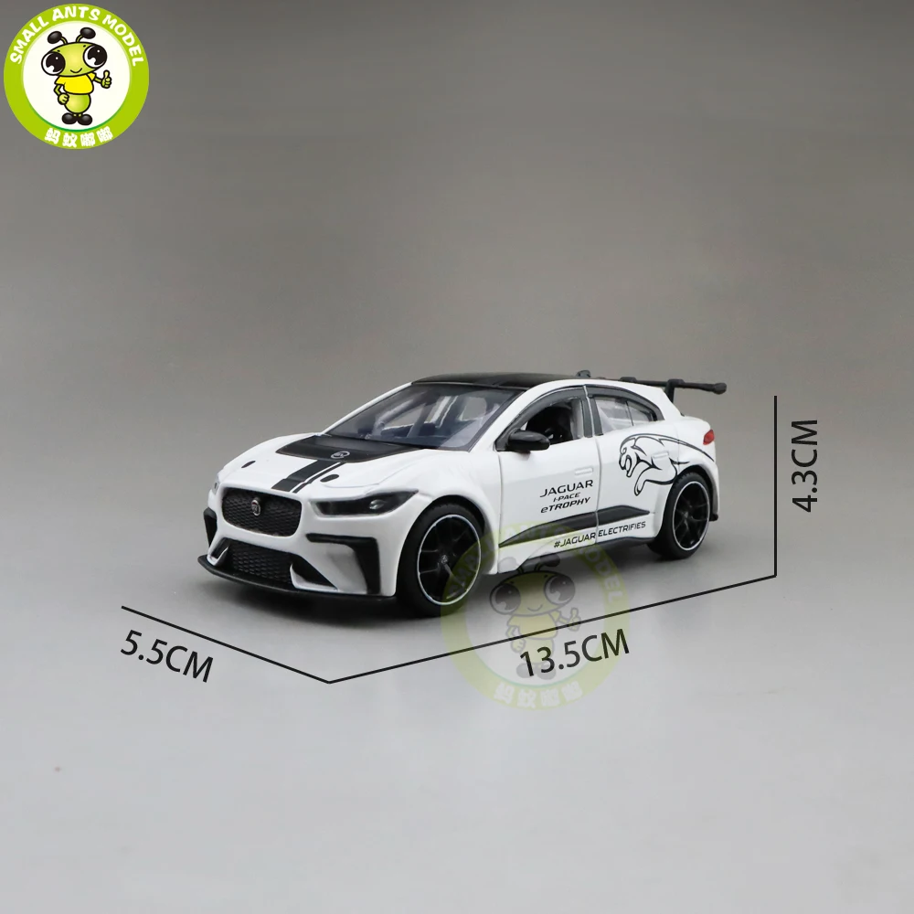 1/36 JKM I-PACE eTROPHY Diecast Model CAR Toys for kids Pull Back Boys Girls gifts