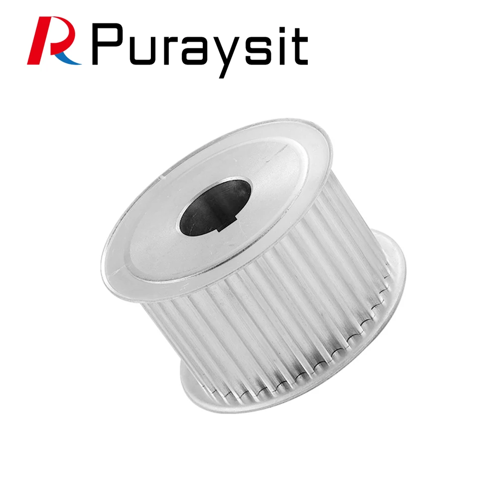 20 Teeth HTD5M Pulley Tensioner Wheel Bore 14/16/18/19/22mm With Key Bearing Guide Synchronous Pulley Gear HTD3M 24T 24teeth