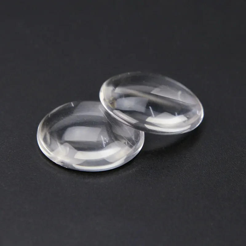 Comprimento Focal de Vidro Óptico 15 mm 28 mm Led Óptica Plano Convexo Lente Led de Vidro Condensador 20 mm