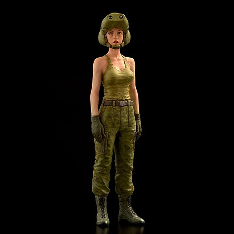 1/35 Independent Mercenary Army Female pilot Pansy Resin kit Figure GK Reality Japan Uncoated No colour