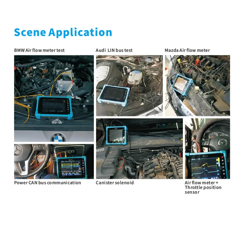 Micsig SATO1004 Digital Tablet Oscilloscope 100MHz 4CH handheld oscilloscope automotive oscilloscope osciloscopio STO1004 Kit