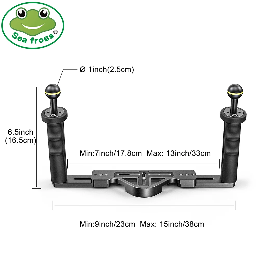 Diving Camera housing Handle Tray Set Flex Arm Bracket Handheld Stabilizer for Phone Camera Underwater Photography Accessory