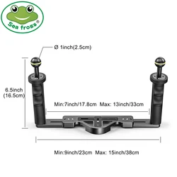 Diving Camera housing Handle Tray Set Flex Arm Bracket Handheld Stabilizer for Phone Camera Underwater Photography Accessory