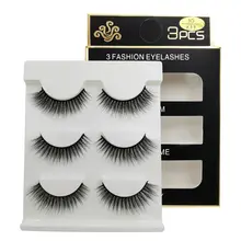 3 Pairs Long False Mink Lashes #2
