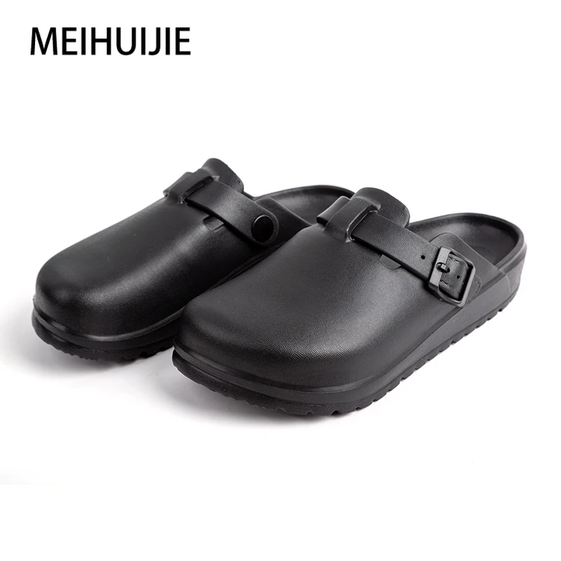 Zapatos de enfermera de alta calidad, zapatillas de trabajo de enfermera de polímero EVA, zuecos de enfermera, Zapatos altos quirúrgica, dentista,