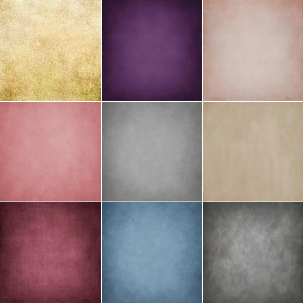 Solid Color Children Portrait Backdrop Abstract Texture Photography Adult Newborn Birthday Background Retro Baby Art Studio Prop