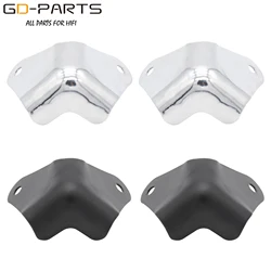 34*34*34mm Metal Corner Protector Edge Guard Hardware For Electric Guitar Amplifier Cabinet Loudspeaker Box Nickel Plated 4PCS
