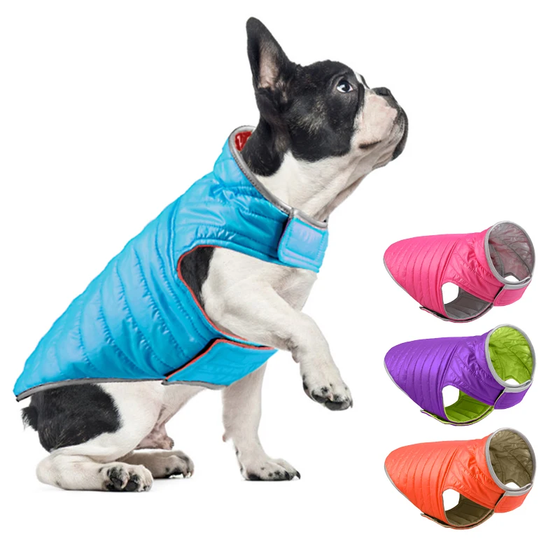 Reflective Winter Pet Clothing Waterproof Puppy Jacket Dogs Vest Dogs Products Pets Clothes Winter Dog Coat Dog Accessories