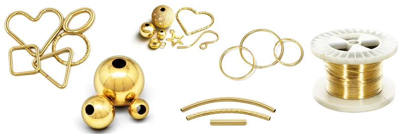 14K Gold Filled Screw Eye Pin Gold Filled Screw Eye Peg Screw Peg Drop, Screw Eye Pins für halbgebohrte Perlen – Detail 4