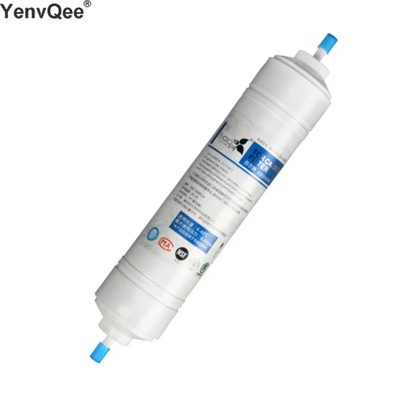 SOOEL T33 Rapido Collegare IN LINEA di COCCO Carbonio Della Cartuccia del FILTRO DELL\'ACQUA Con 2 montaggio Depuratore di Acqua AD OSMOSI INVERSA