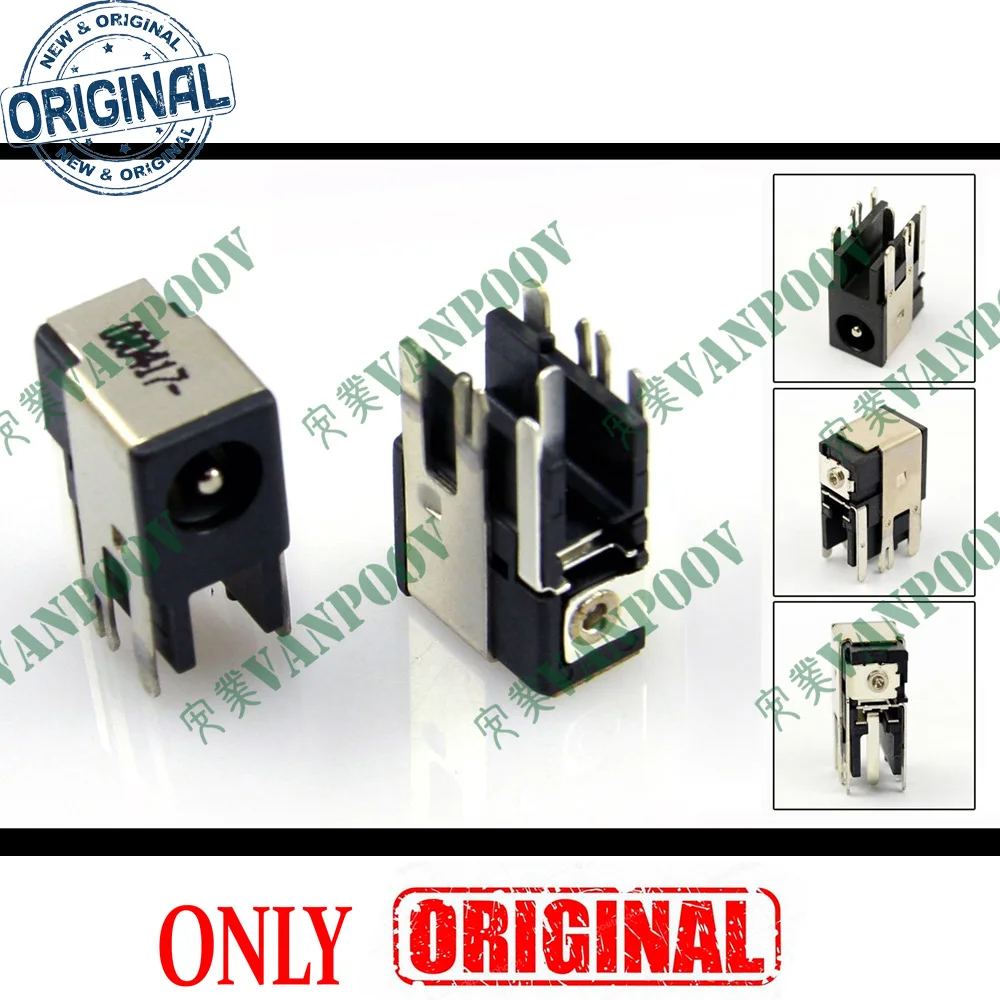 

3x New Laptop DC POWER JACK Socket for HP Compaq Pavilion dv1000 ze2000 Presario M2000 V2000 nx4800 nx7100 - PJ019-1.65mm