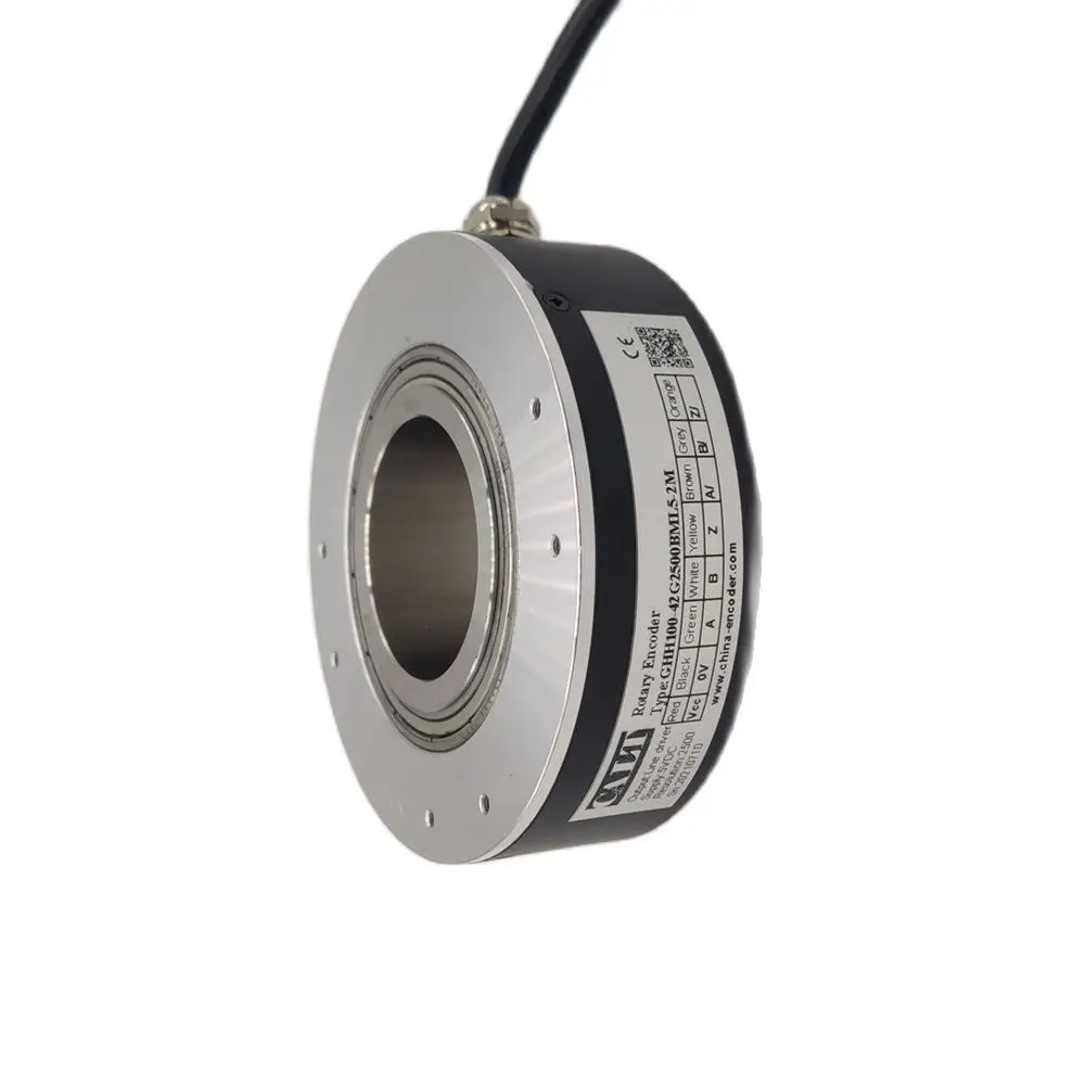 Elevator Encoder 30 40 45 50MM Hole Hollow Shaft Incremental Optical Encoder-GHH100 Apply To Tractor