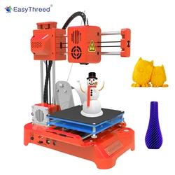 EasyThreed-drukmachine voor kinderen Mini Desktop 100x100x100mm Afdrukformaat Geen verwarmd bed Afdrukken met één sleutel met TF-kaart PLA Sampl