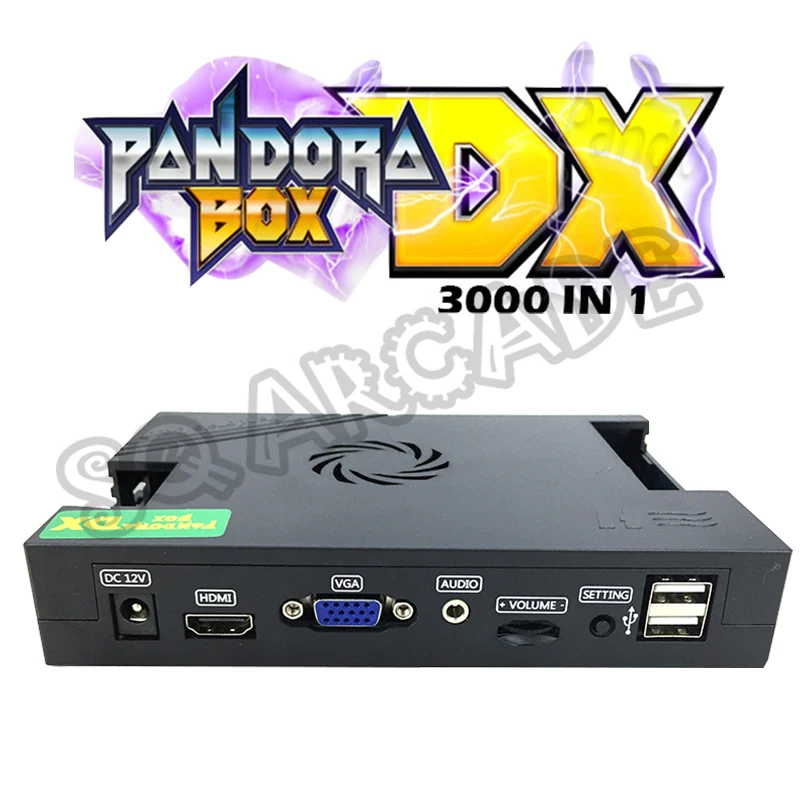 

Pandora DX 3000 в 1 семейная Домашняя версия с 34 шт. 3D играми поддержка 3/4 плеера запись высокий балл HDMI VGA выход