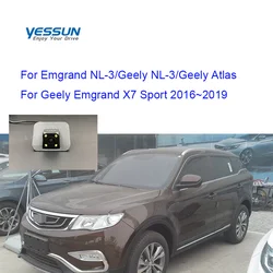 Rear View Camera For Geely Boyue Geely NL-3 Geely Atlas 2016 2017 2018 2019 CCD Reserved hole RCA Reverse Camera