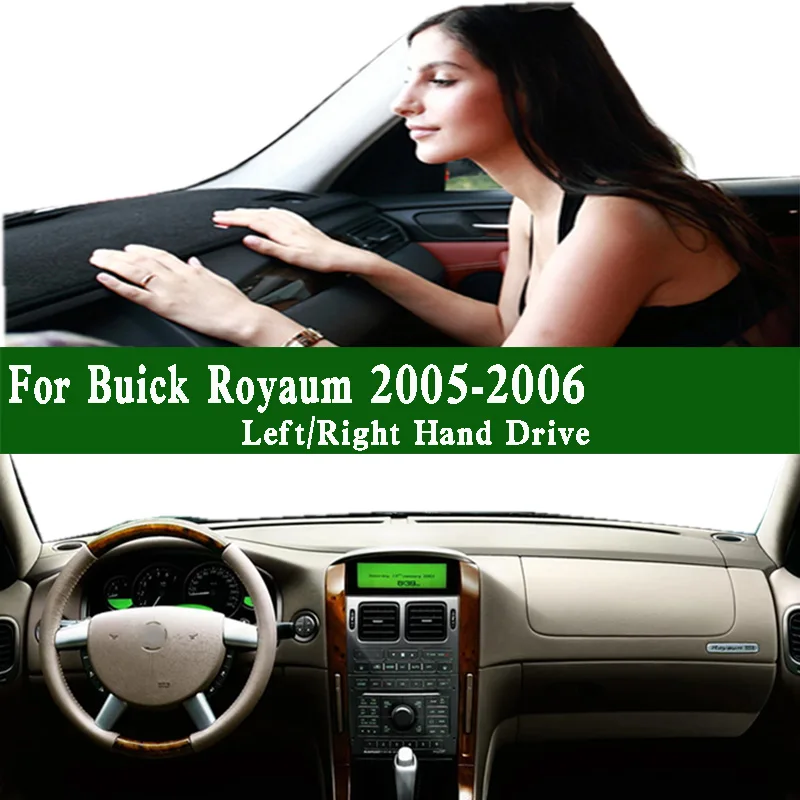 

For Buick Royaum 2005 2006 Dashmat Dashboard Cover Instrument Panel Protective Sunscreen Pad Dash Mat Anti-Dirt Proof Ornaments