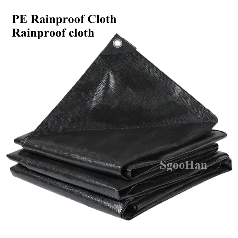 0.32mm PE Rainproof Cloth Tarpaulin Garden Outdoor Awning Shading Sail Camping Boat Truck Canopy Ground Sheet Waterproof Cloth