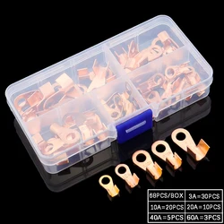 10/20/50/68/100pcs Copper Battery Cable Connector Terminal Open Lugs Wire Terminals Mayitr OT-3A OT-10A OT-20A OT-40A OT-60A