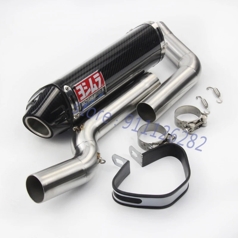 For HONDA CBR600RR F5 CBR1000RR 2003 - 2020 Motorcycle Exhaust Escape Modify Yoshimura Carbon Fiber Muffler With Mid Link Pipe