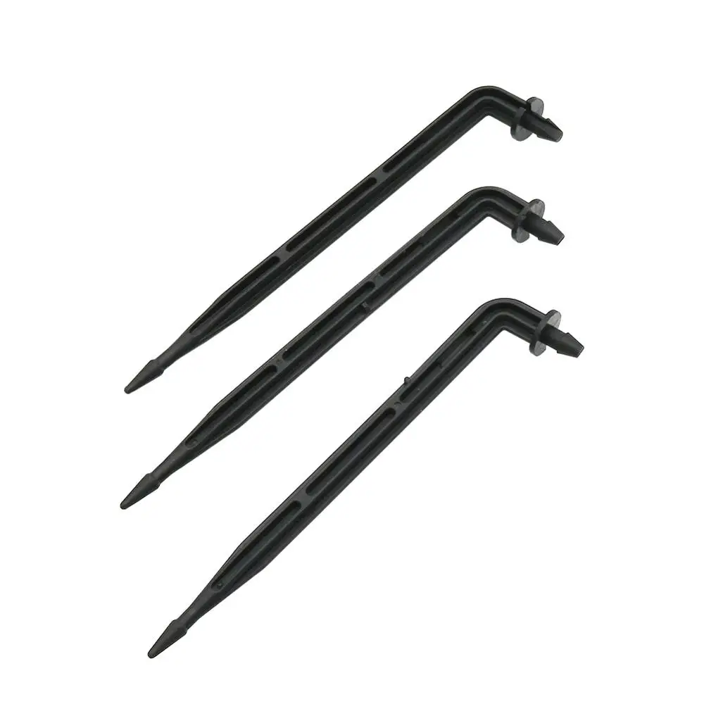 50Pcs 3mm Elbow Arrow Dripper Curved Bend Drip Head Emitter Garden Plants Micro Drip Irrigation Dripper 3/5mm Hose Interface New