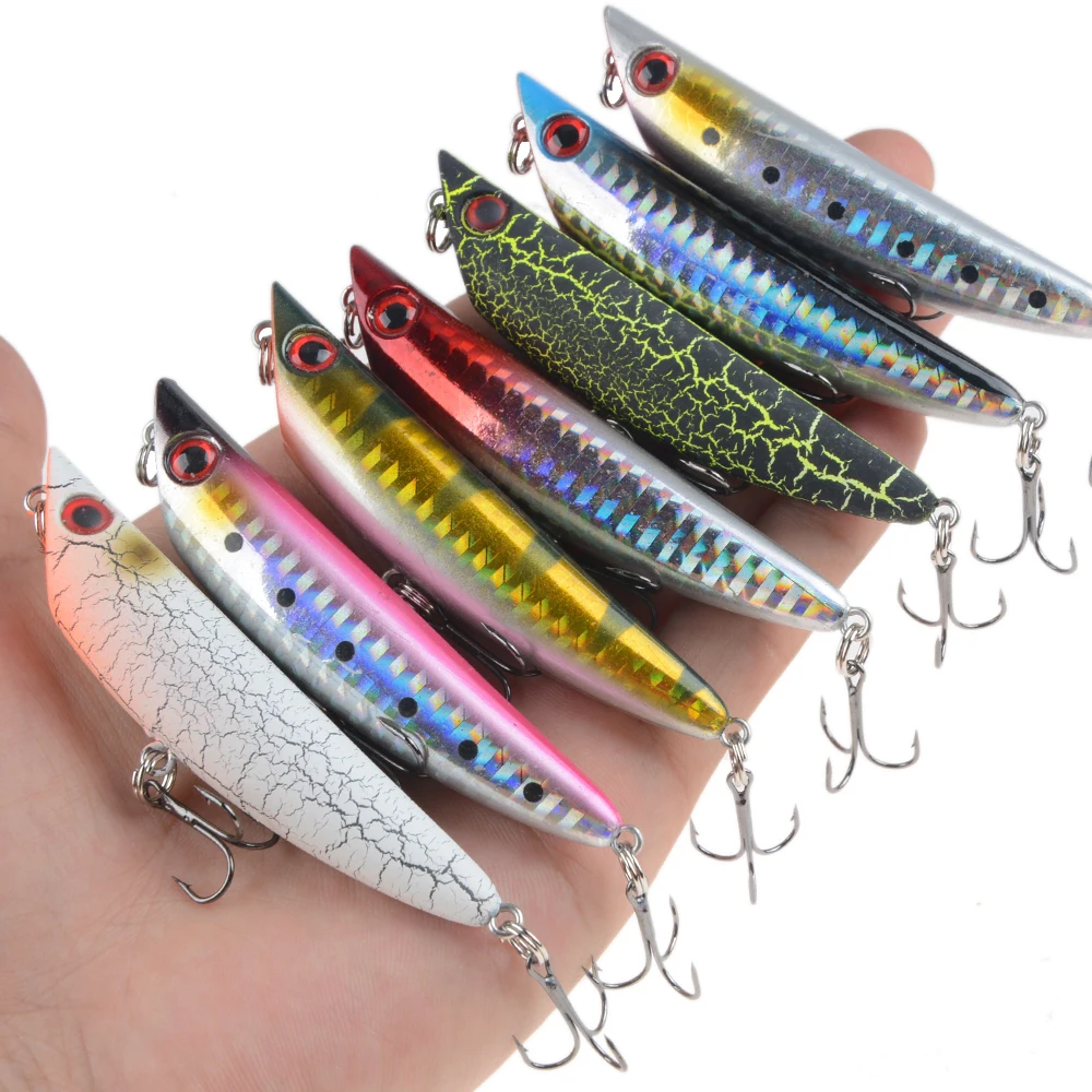 New Fishing Pencil Bait Z-pose Walking Dog Action 80mm 8.5g Wobblers Floating Artificial Hard Lure Crankbaits Topwater Pesca