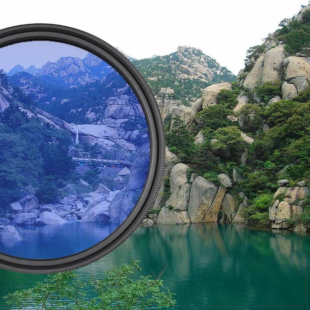 Color FLD naranja rojo amarillo verde azul filtro 30MM 37MM 40,5 MM 46MM 49MM 52MM 55 58MM 62MM 67MM 72MM 77MM 82MM para cámara DSLR S