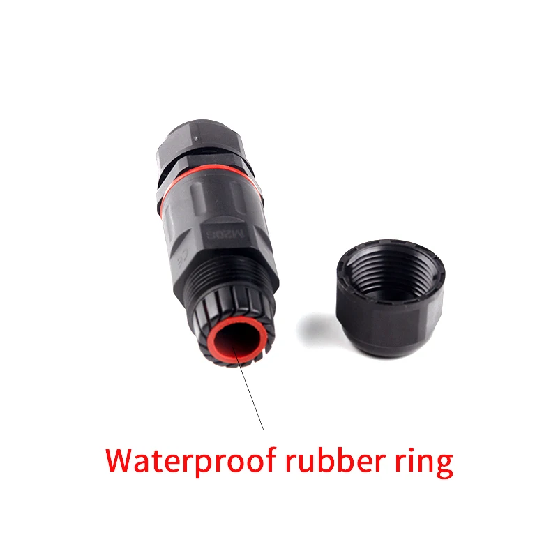 IP68 Waterproof Connector M20 2/3/4Pin Electrical Terminal Adapter Wire Connector Screw connector LED Light Outdoor Connection