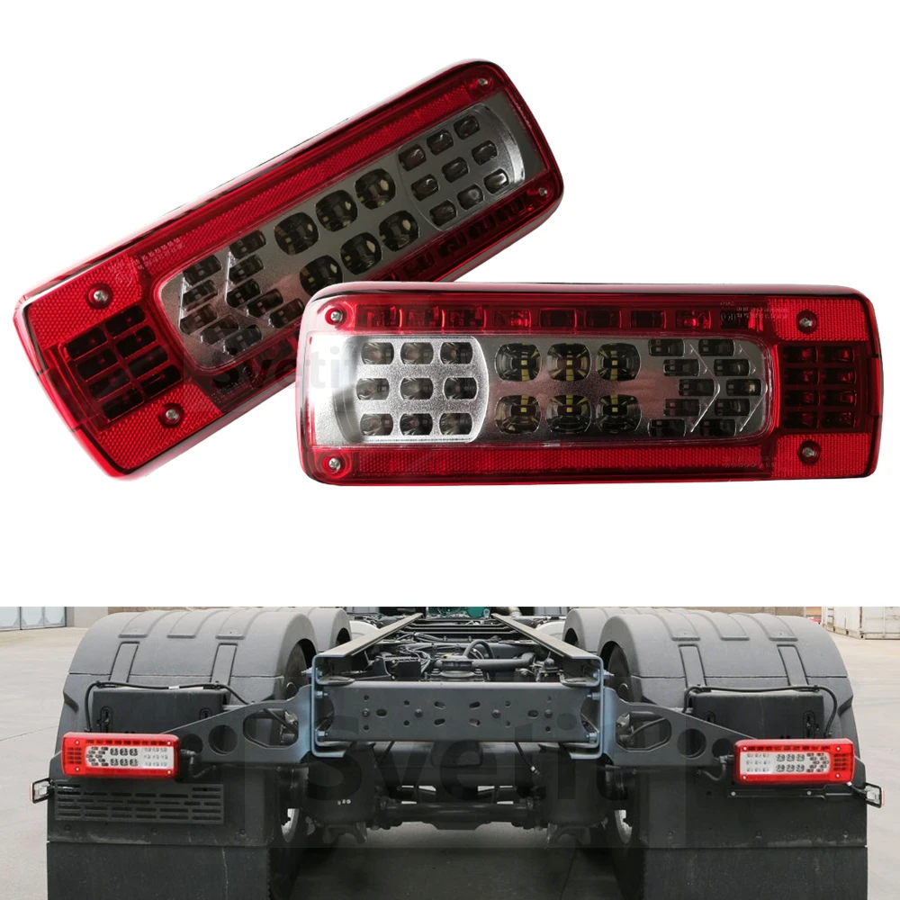 24V LED Tail Light For Volvo FH FM FMX Truck Rear Lights Right Left