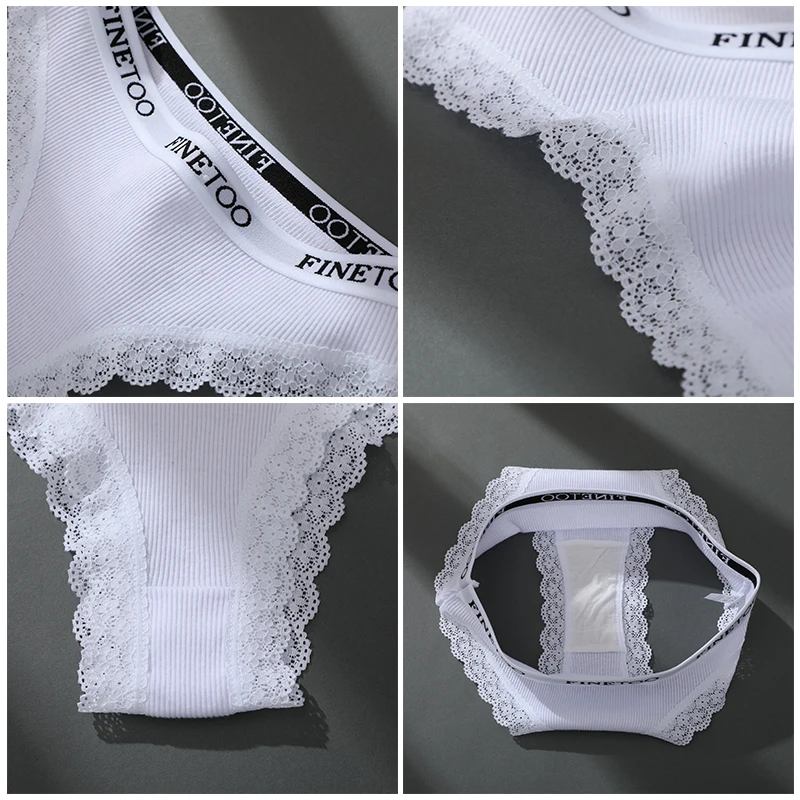 Lace Women\'s Panties Cotton Underwear Sexy Lingerie Low-Waist Briefs Soft Female Underpants Intimates Pantys Plus Size M-2XL