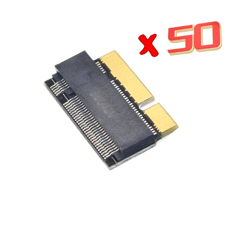 

50pcs M2 SSD Adapter for Macbook 2012 M.2 NGFF M Key SSD for MacBook Pro Retina 2012 A1398 A1425 Adapter Connector Convert Cards