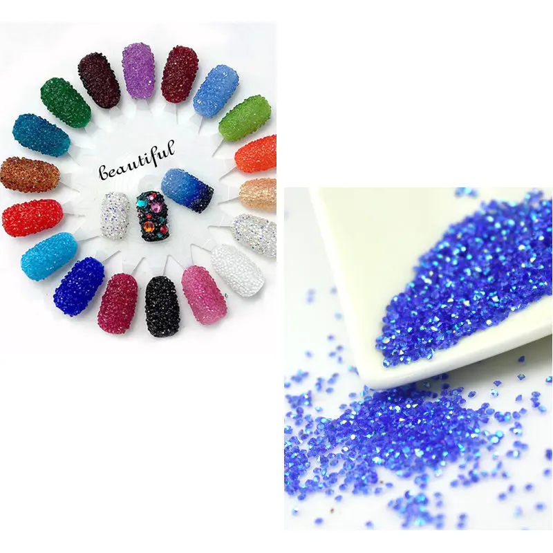 1440 pz Nail Art Micro zircone cristallo strass AB colori Nail Art strass Goold qualità per unghie 11 colori gemme 1.3 1.5mm