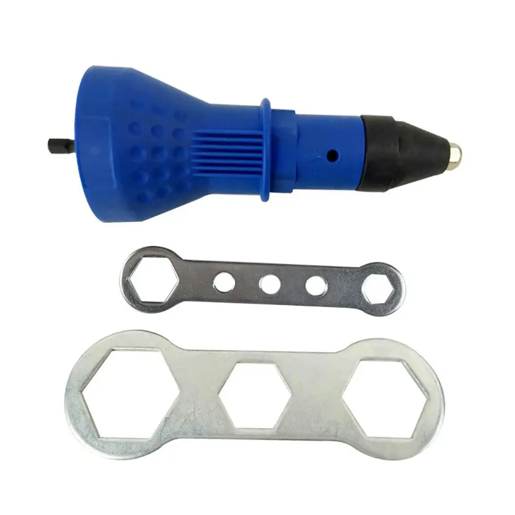 HiMISS Rivet Nut Gun Riveting Tool Cordless Riveting Drill Adaptor Insert Nut Tool Riveting Drill Adapter