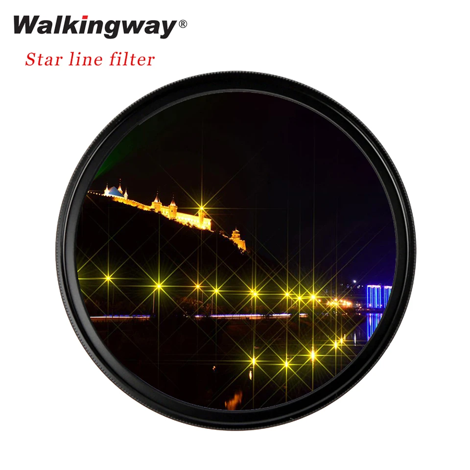 Walkingway Sterne Filter Objektiv 52mm 62mm 67mm 72mm 77mm 82mm Stern Kamera Objektiv Filter für DSLR sony/canon/nikon Foto Photograpy