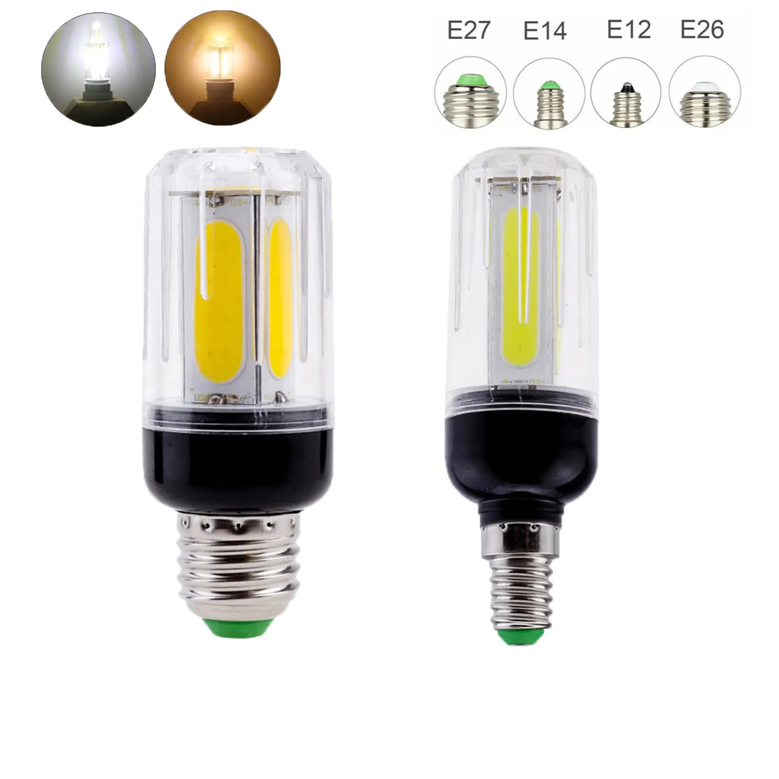 

E27 E14 E12 E26 B22 LED COB 12W 16W Corn Light Bulbs AC 85-265V 110V 220V for Home,Office, Store, Restaurant, Halls,etc