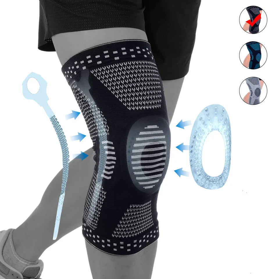 Getinfit 1Pcs Professional Compression Knee Brace Support For Arthritis Relief, Joint Pain, ACL,MCL,Meniscus Tear, Post Surgery