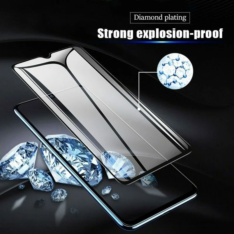 3PCS Full Cover Tempered Glass for Xiaomi Redmi 9 9SE Note 8 10 8A Screen Protector  mobile phone accessories