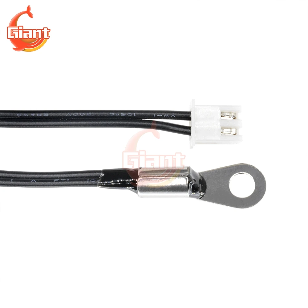 1m 100cm Waterproof NTC 10K 1% 3950 Thermistor Accuracy Temperature Sensor Wire Cable Probe Fixed Mounting Hole