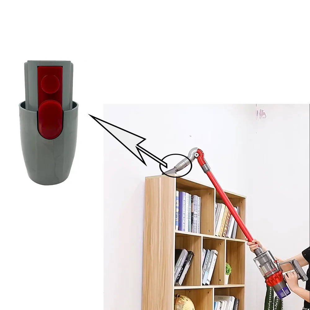 Fondo adaptador para Dyson V7 V8 V10 V11 herramienta de liberación Rápida Top + Bottom adaptador 967762-01 accesorios para aspiradoras