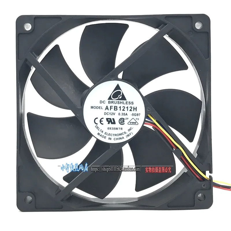 

New original 4-wire PWM silent computer case cooling fan 12025 12V 0.35A AFB1212H