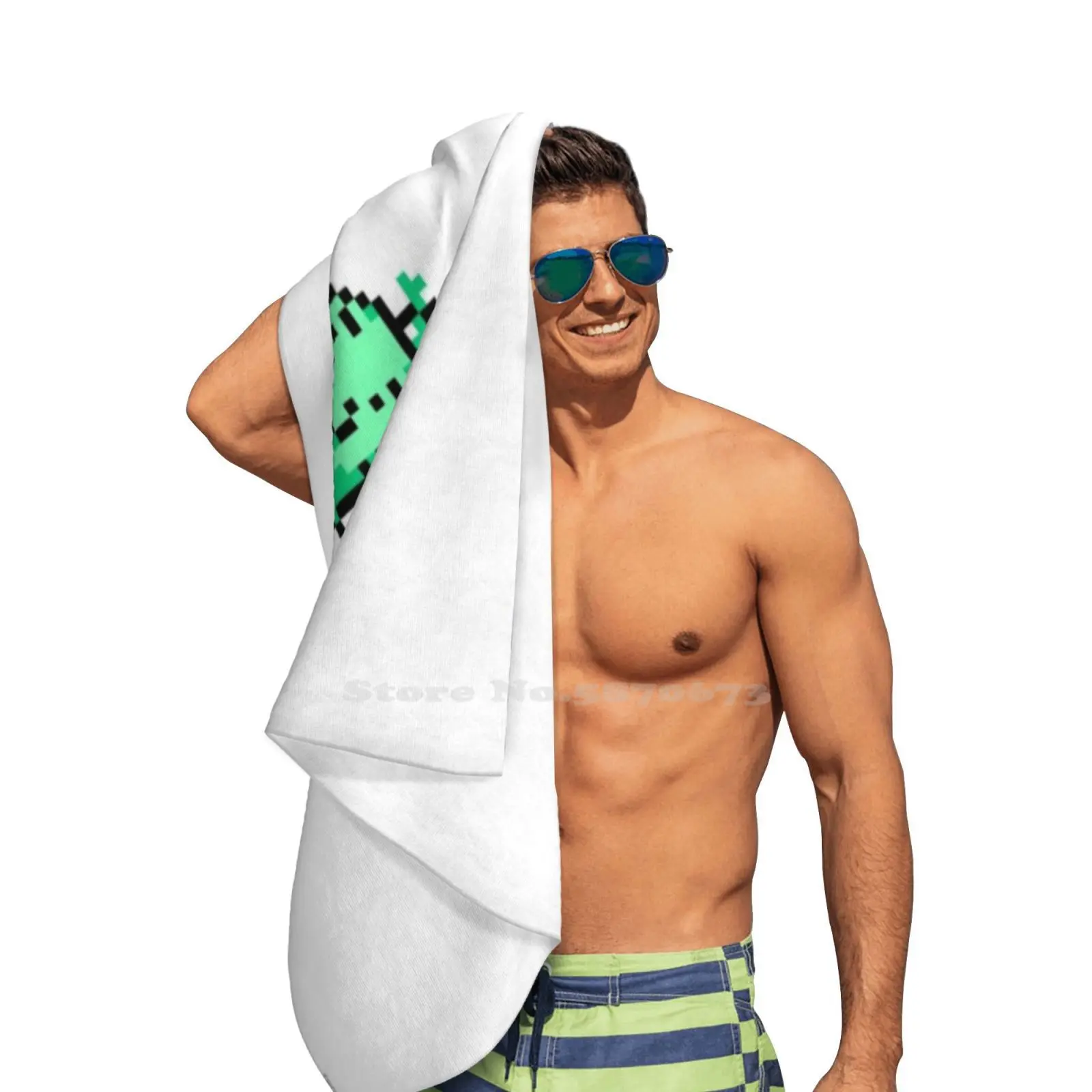 Rainbow Mr Saturn Microfiber Bath Towel Beach Towel Pride Rainbow Wlw Mlm Mother Mother 1 Mother 2 Earthbound Mother 3