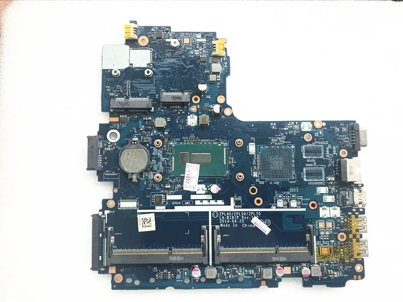 LA-B181P para hp probook 450 g2 440 g2 computador portátil placa-mãe com cpu i3-5005u , 799550-501