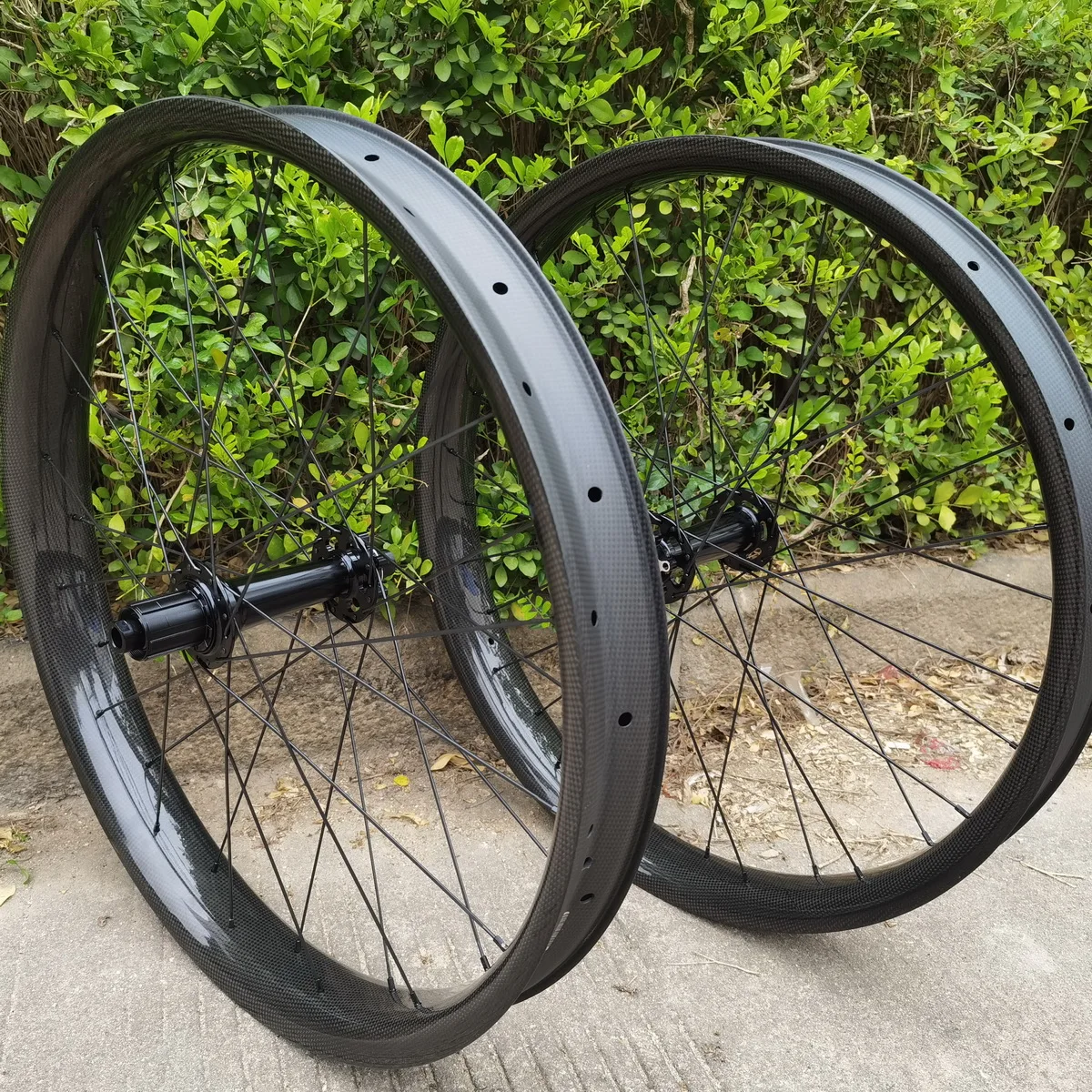 26er Fat Bike Carbon Wheels Fatbike Wheelset Tubeless 65mm 80mm 90mm 100mm Width Front  Space 135mm or 150mm Rear 190mm 197mm