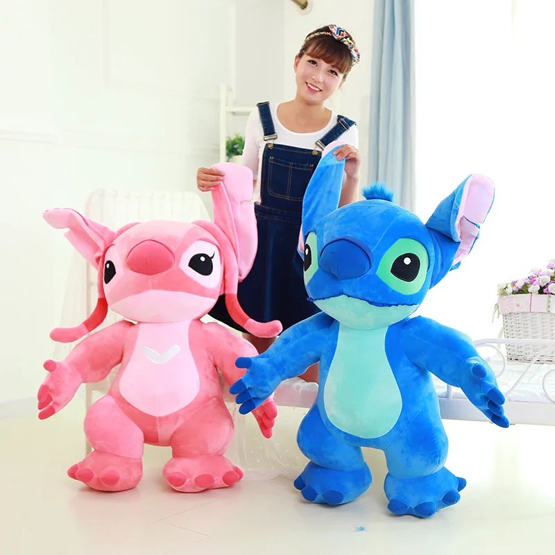 Disney Anime Lillo & Stitch Plush Doll Toys Large Size Stich Stuffed Plush Toy Peluche Grande Children's Toy Birthday Gift