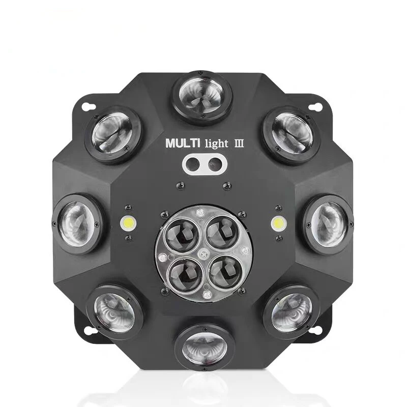SUNART 5 in 1 LED Projector Stage Effect Laser Beam Strobe Flash Light DMX Bee Eyes for DJ Disco Party  Music  Lamp