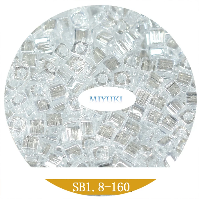 Miyuki Japan Imported 1.8mm Glass Beads SB Square Beads Solid Color DIY Handmade Beaded Material