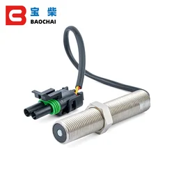 Magnetic Pickup MPU 3034572 Speed Sensor 80mm diesel generator part M16 80mm thread magnetic RPM genset ohm stainless sensor