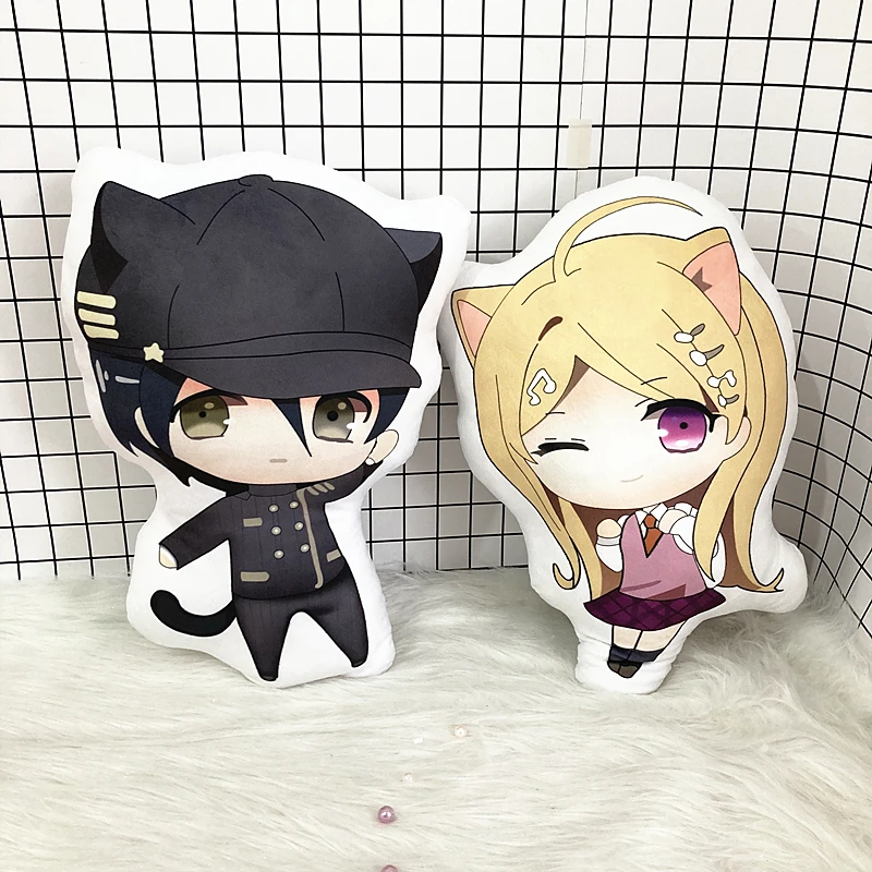 10cm Anime Danganronpa Plush Doll Ouma Kokichi Akamatsu Kaede Saihara Shuuichi Amami Rantarou Soft Stuffed Cushion Plushie Pillo