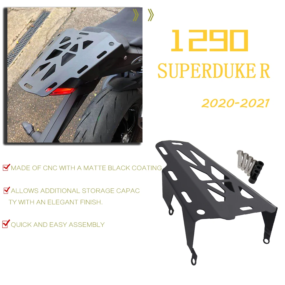 

Motorcycle Rear Luggage Seat Rack Cargo Rack Carrier 1290 For 1290 Superduke R 2020 2021