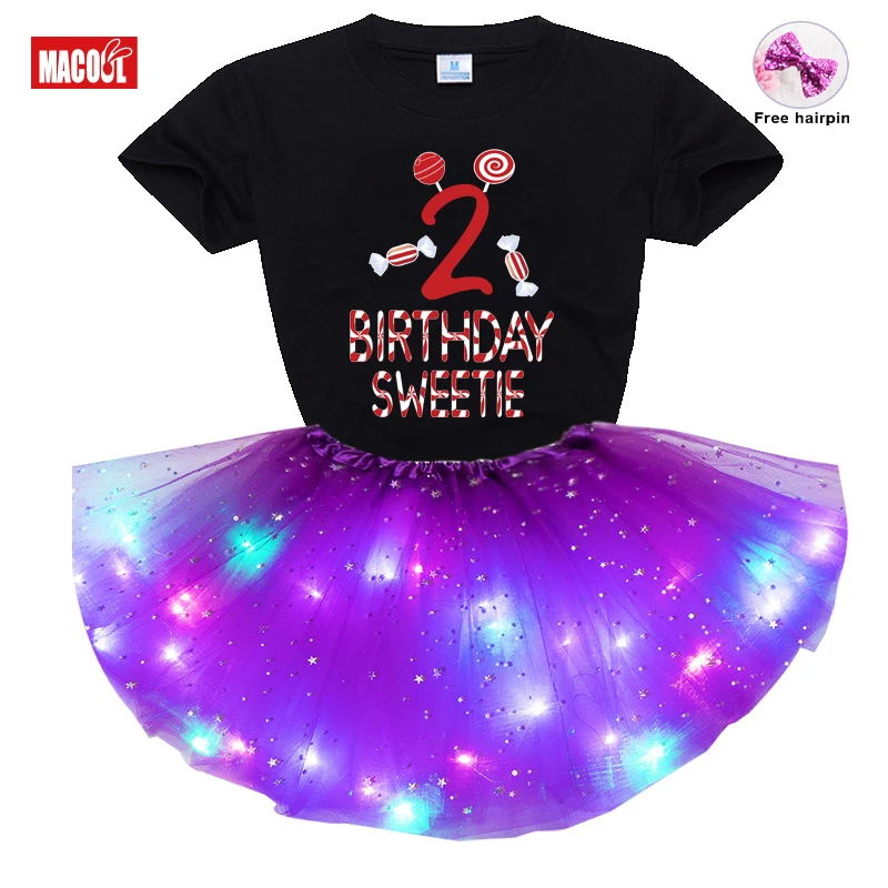 

Kids Girls Personalized Birthday Party Skirt Suit Baby Girl Cute Butterfly Girl Print Short Sleeve T-shirt+skirt+hairpin 3pc Set