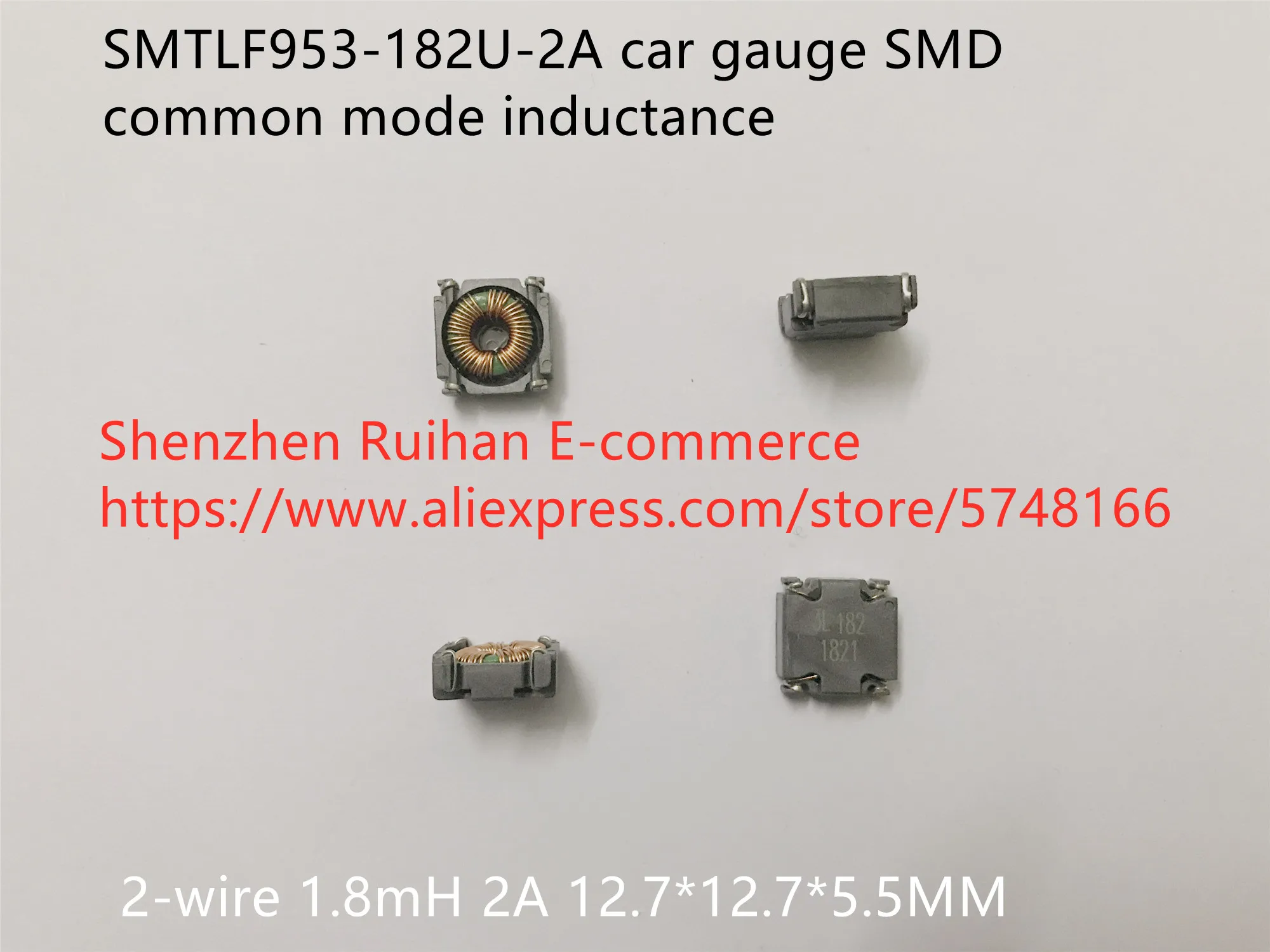 Original new 100% SMTLF953-182U-2A car gauge SMD common mode inductance 2-wire 1.8mH 2A 12.7*12.7*5.5MM